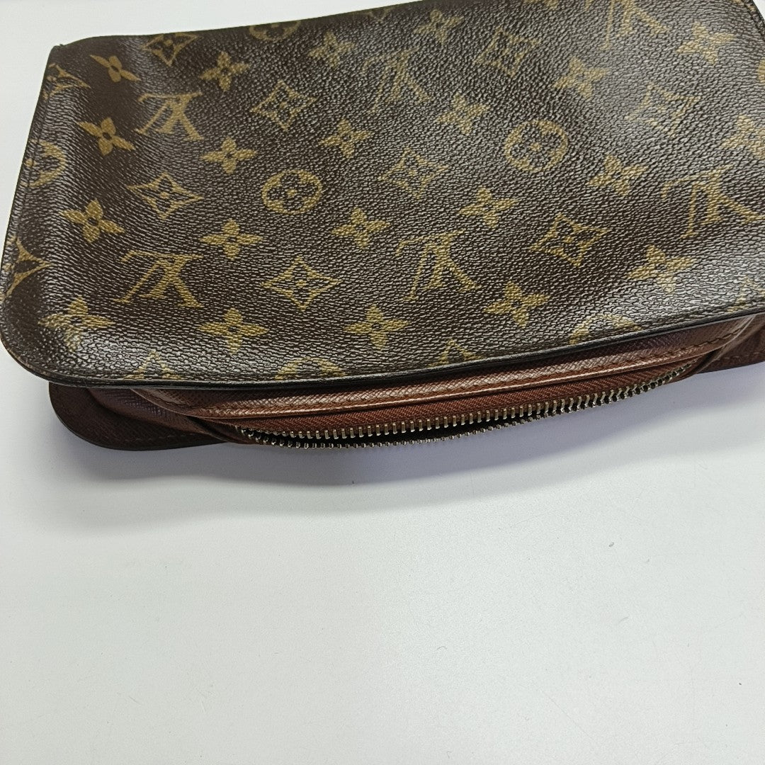 SAC BANDOULIERE Monogram Coated Canvas Brown