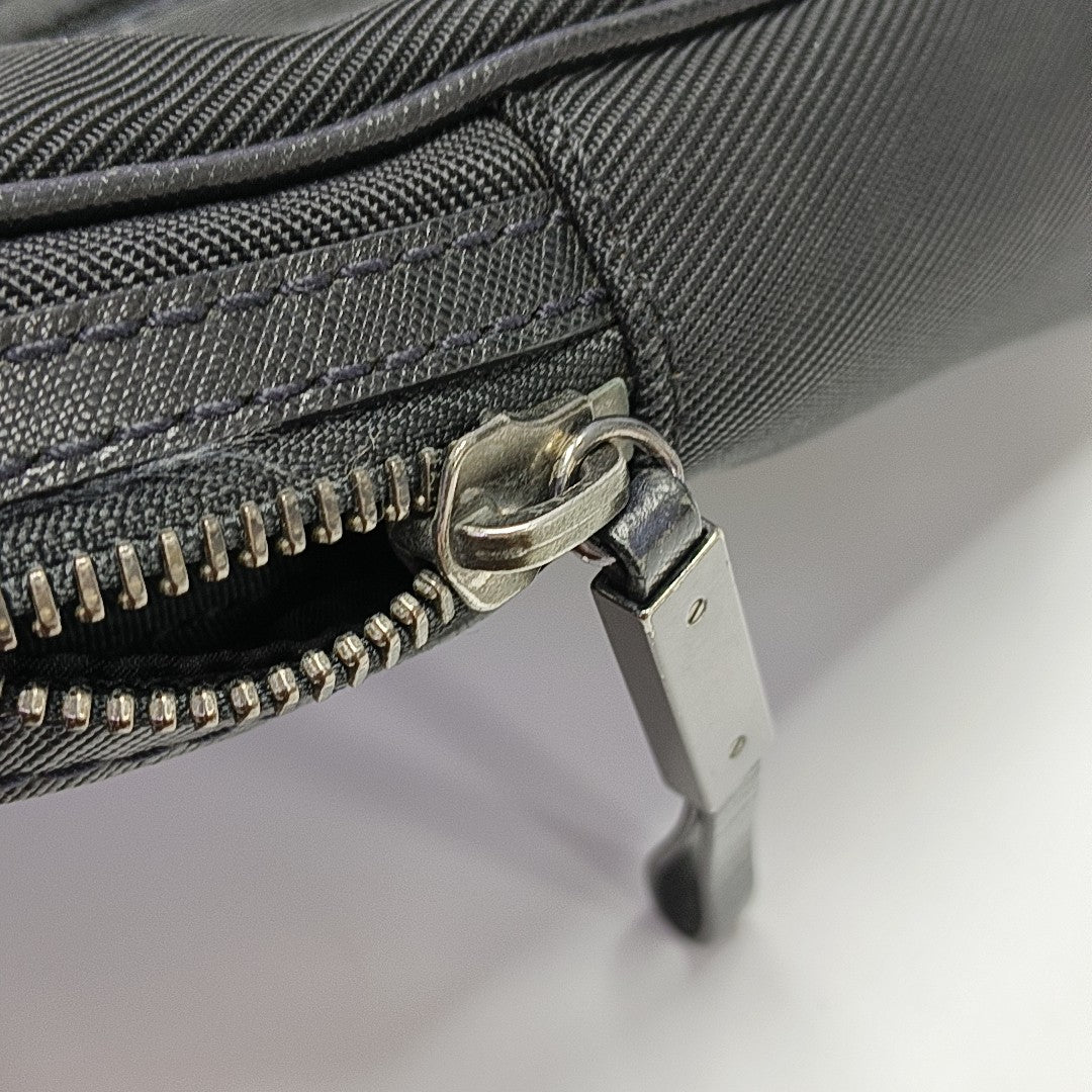 Fabric Shoulder Bag Black