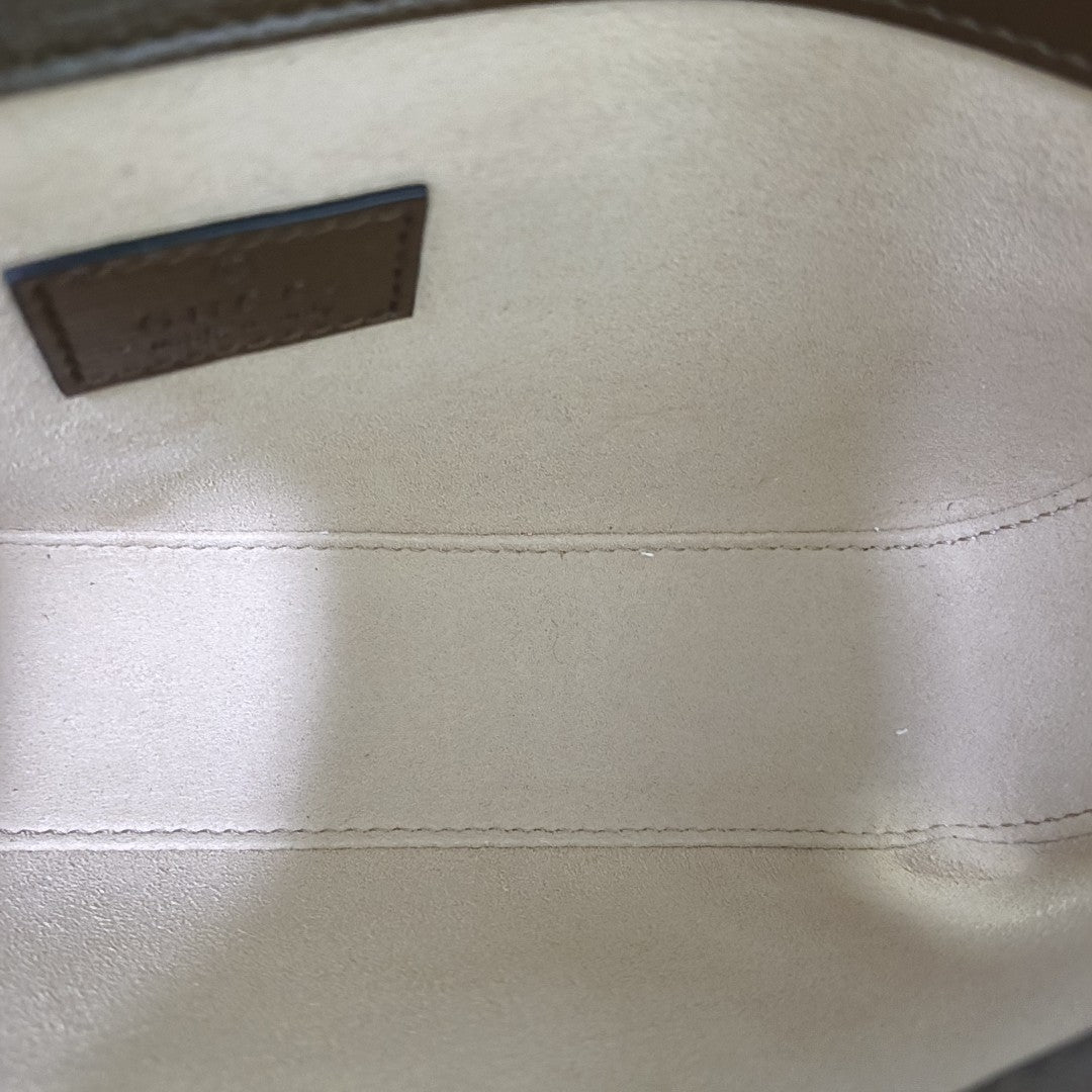 Horsebit 1955 Medium Monogram Coated Canvas Black