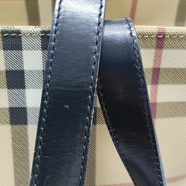 Coated Canvas Top Handle Bag Multicolor