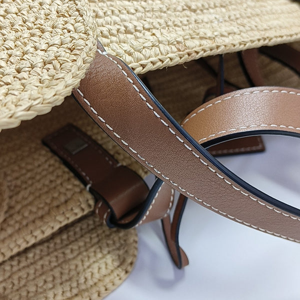 Basket Small Straw Beige