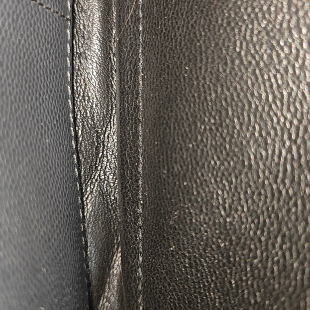 MONOGRAM Chevron Calfskin Gray