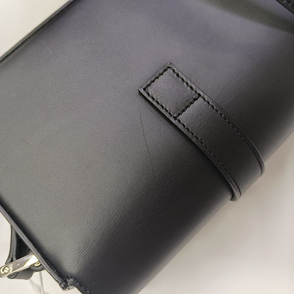 Calfskin Shoulder Bag Black