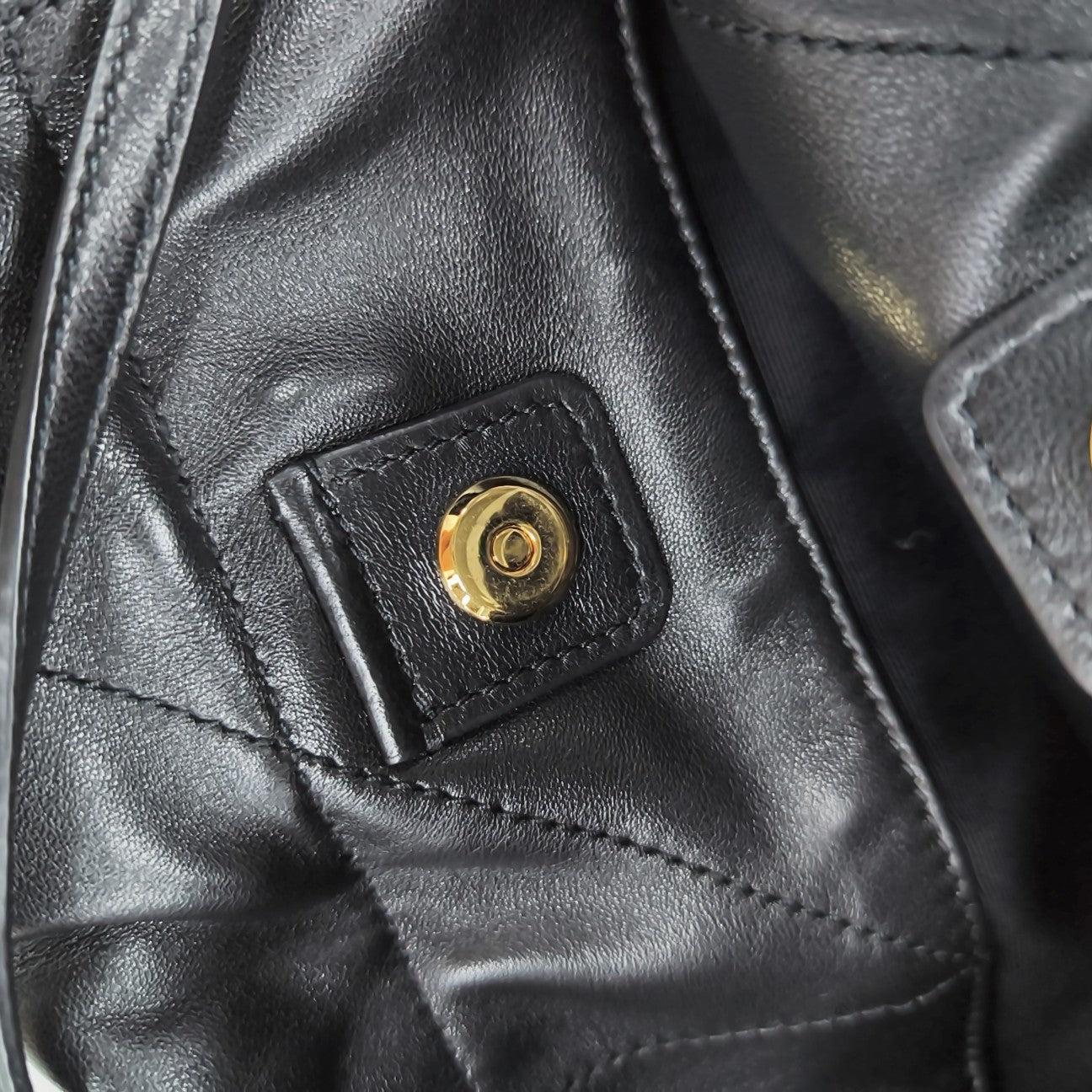 JAMIE POCHON Lambskin Black