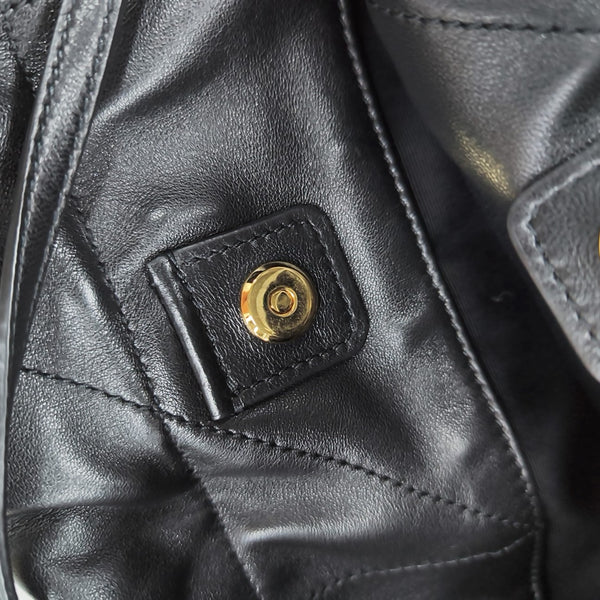 JAMIE POCHON Lambskin Black