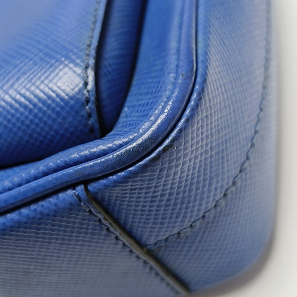 Saffiano Calfskin Tote Bag Blue