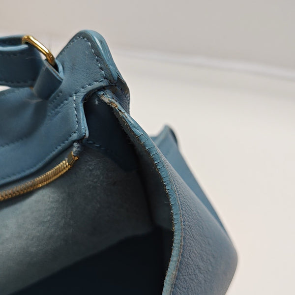 CHYC Y LIGNE Small Calfskin Blue