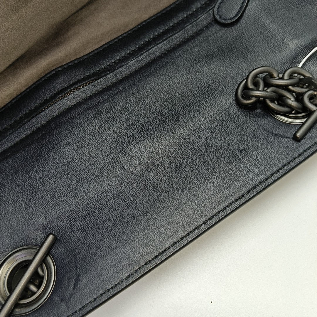 Lambskin Shoulder Bag Black