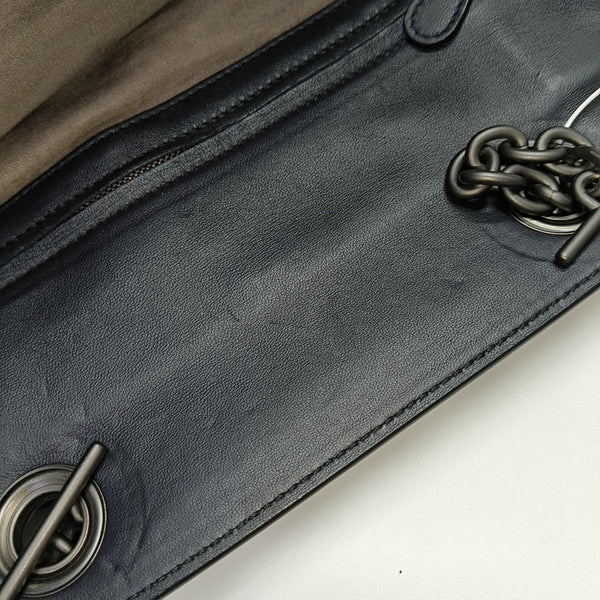 Lambskin Shoulder Bag Black