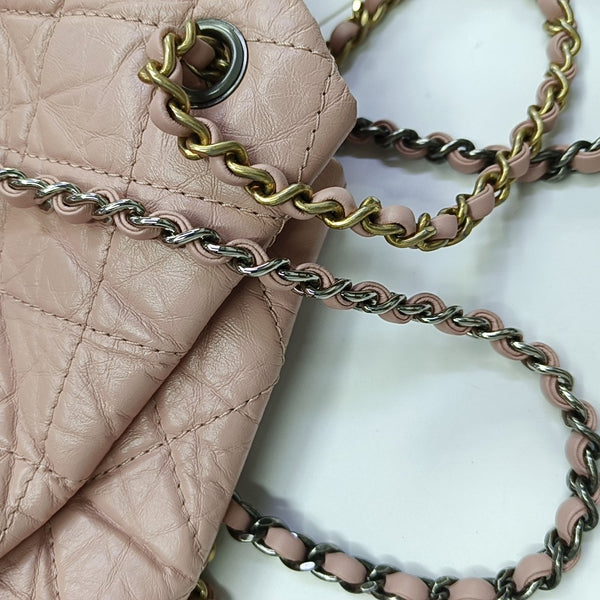 GABRIELLE Medium Quilted Calfskin Pink