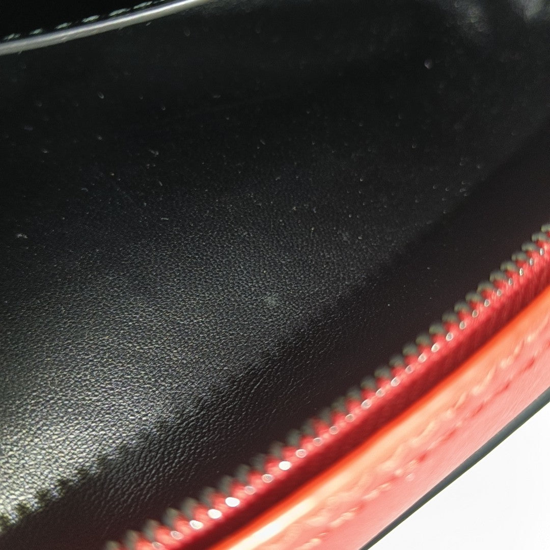 Camera Quilted Calfskin Red