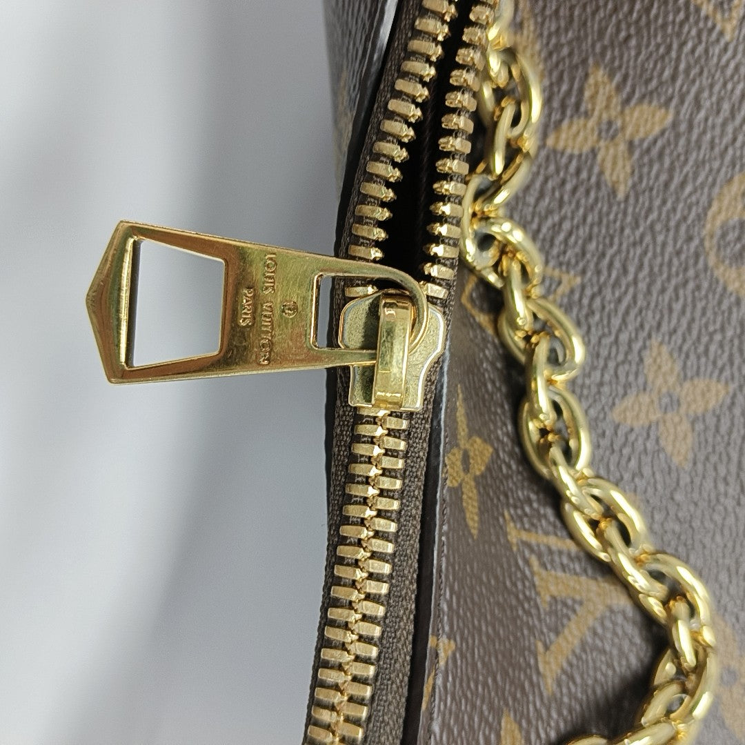 BOULOGNE Monogram Coated Canvas Brown