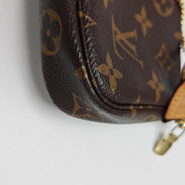 ACCESSOIRES Mini Monogram Coated Canvas Brown