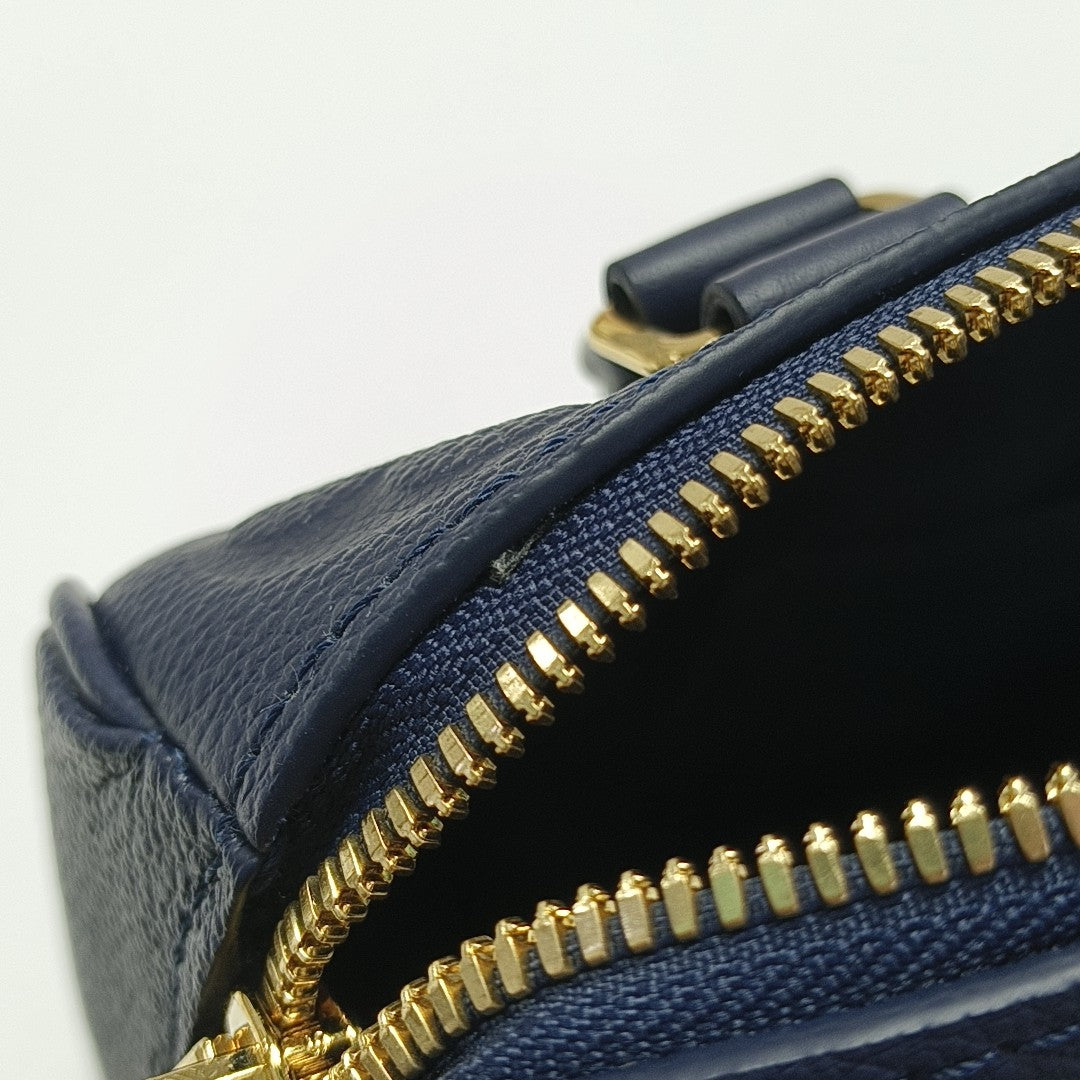 SPEEDY 20 Monogram Calfskin Blue