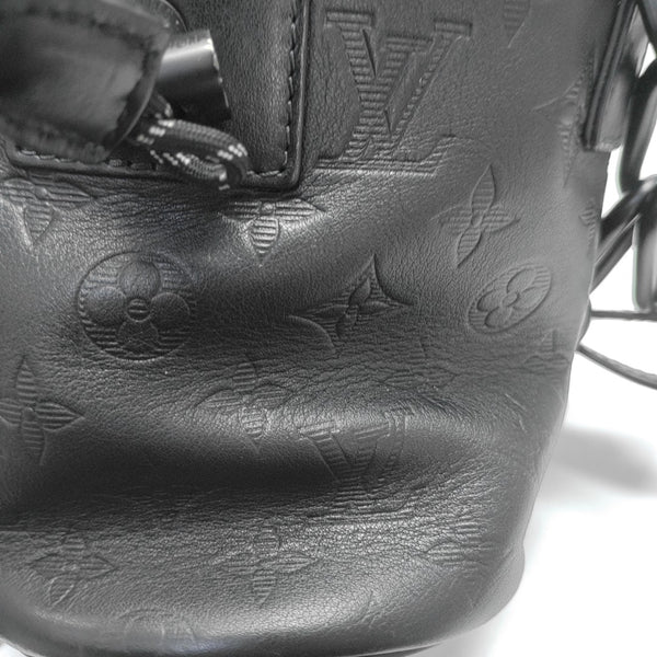 CHALK Monogram Calfskin Black