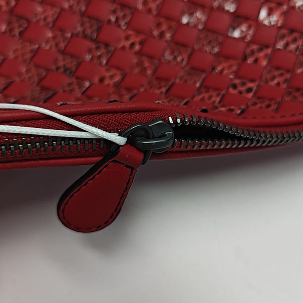 Calfskin Clutch Red