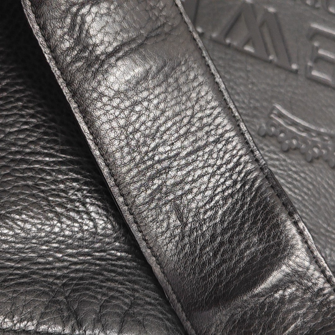 Calfskin Shoulder Bag Black