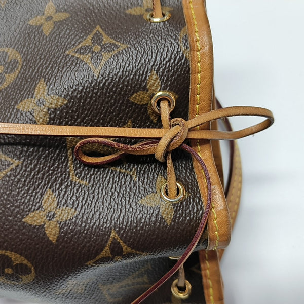 NÉONOÉ Nano Monogram Coated Canvas Brown