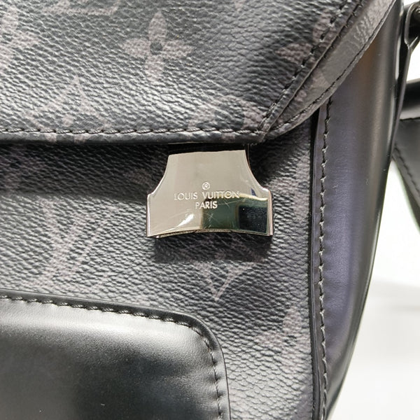 VOYAGER PM Monogram Coated Canvas Black