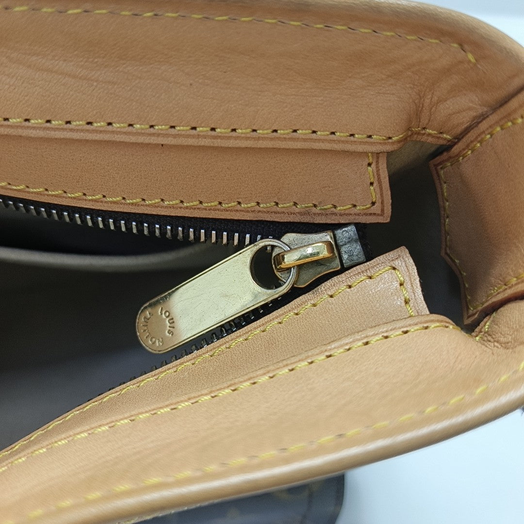 HUDSON GM Monogram Coated Canvas Brown