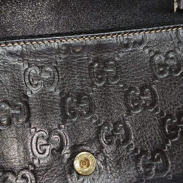 Monogram Calfskin Top Handle Bag Brown