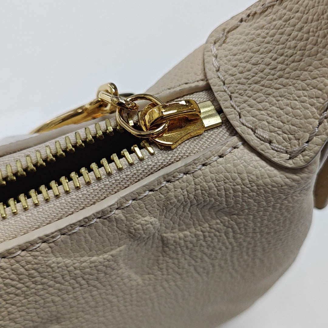 MOON Mini Monogram Calfskin Beige