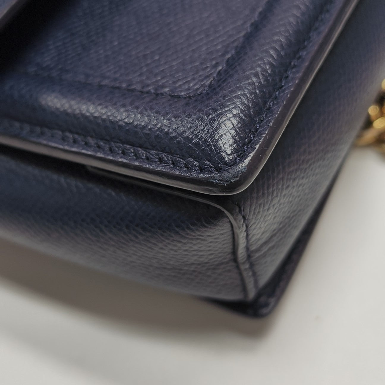 Ginny Medium Calfskin Blue