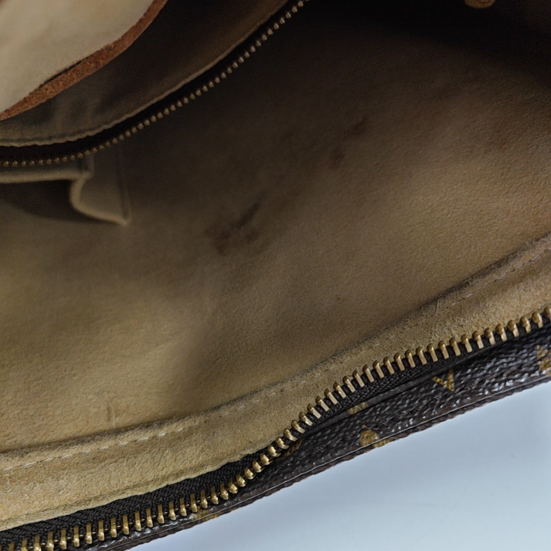 LOOPING GM Monogram Coated Canvas Brown