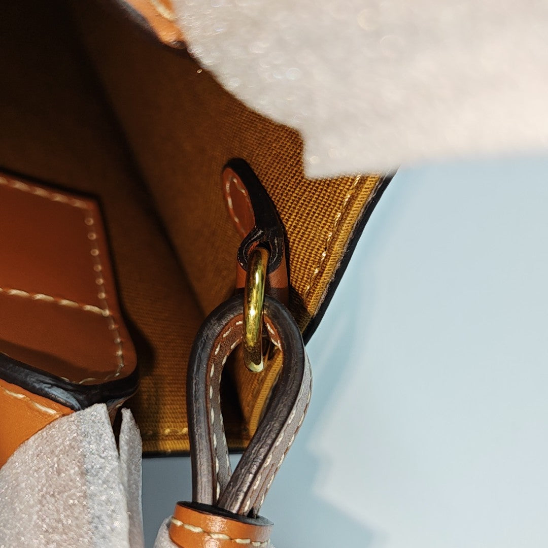 TRIOMPHE Mini Coated Canvas Brown