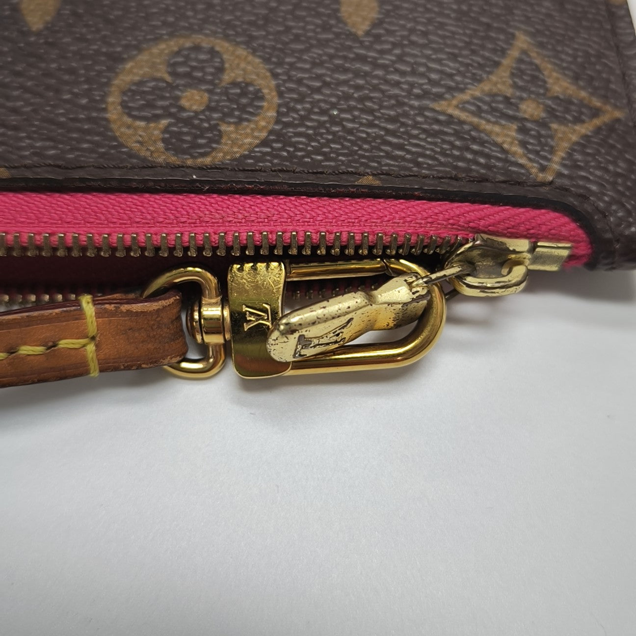 NEVERFULL BB Monogram Coated Canvas Brown