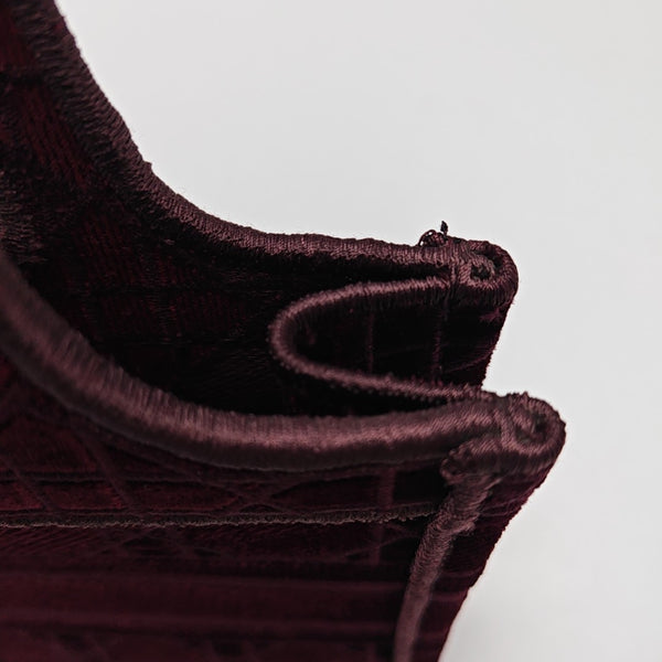 Authenticated pre-owned  Book Tote Mini Velvet Red - Tote Bag at Looply