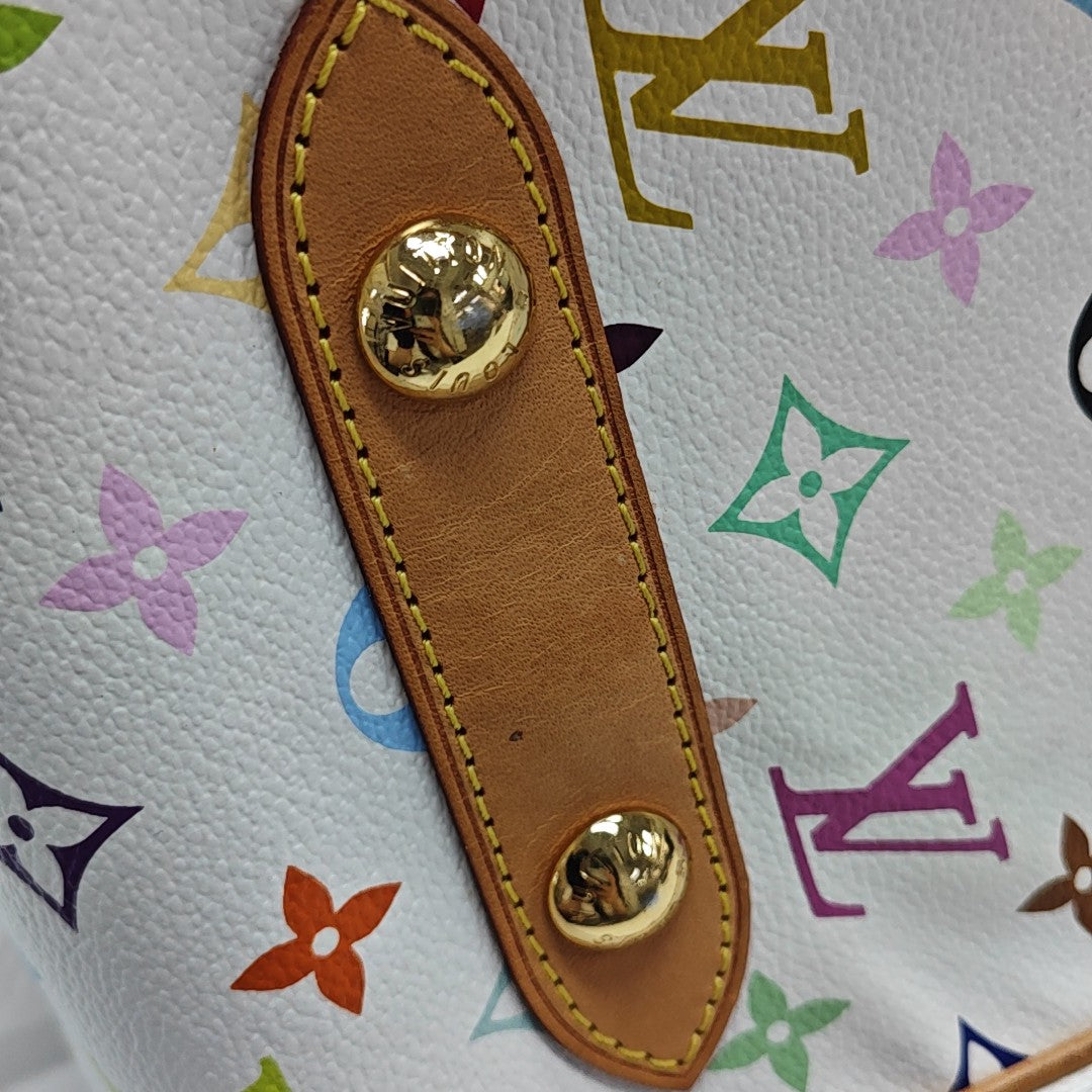 LV × TM RITA Monogram Coated Canvas White