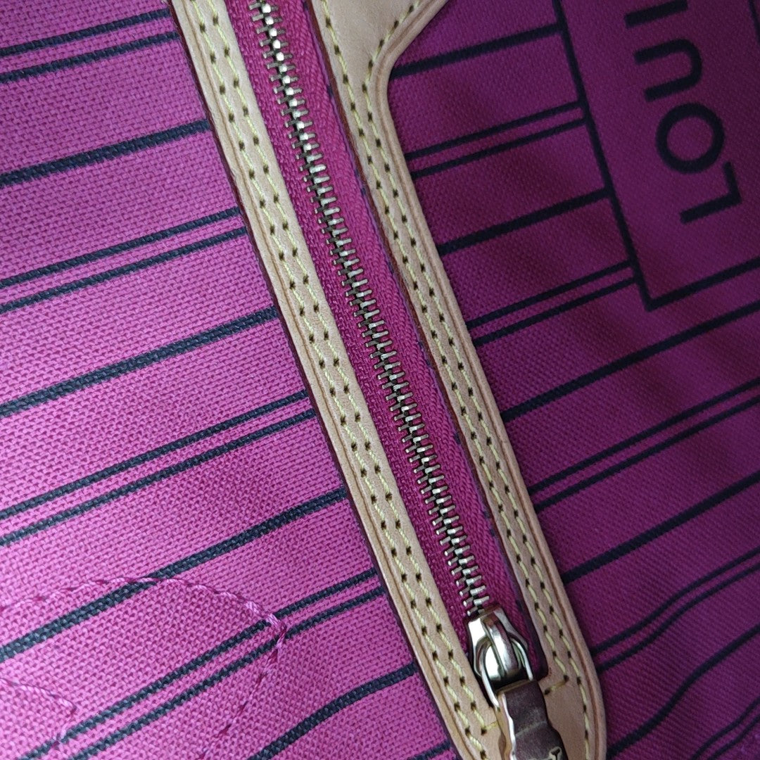 NEVERFULL GM Monogram Coated Canvas Brown