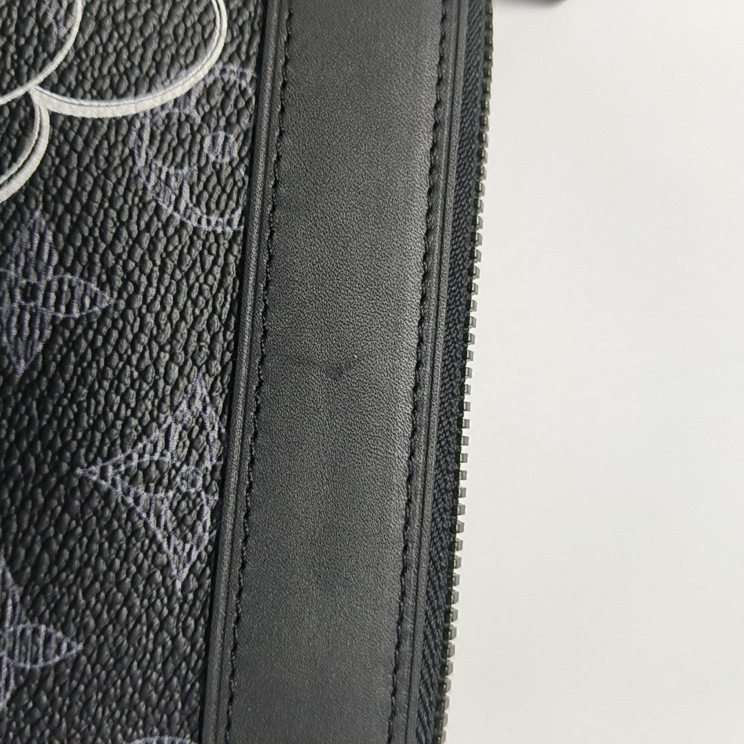 APOLLO Monogram Coated Canvas Black