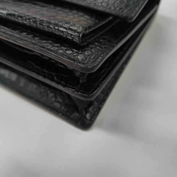 SUNSET Medium Calfskin Black