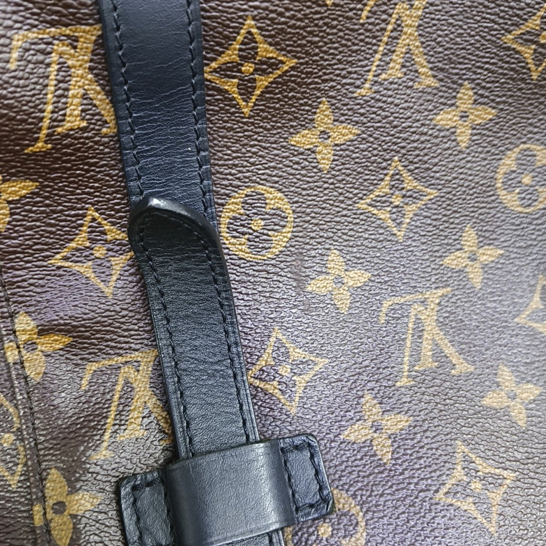 CHRISTOPHER MM Monogram Coated Canvas Brown