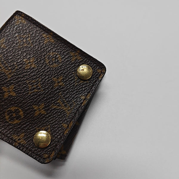 Monogram Coated Canvas Card Holder Brown