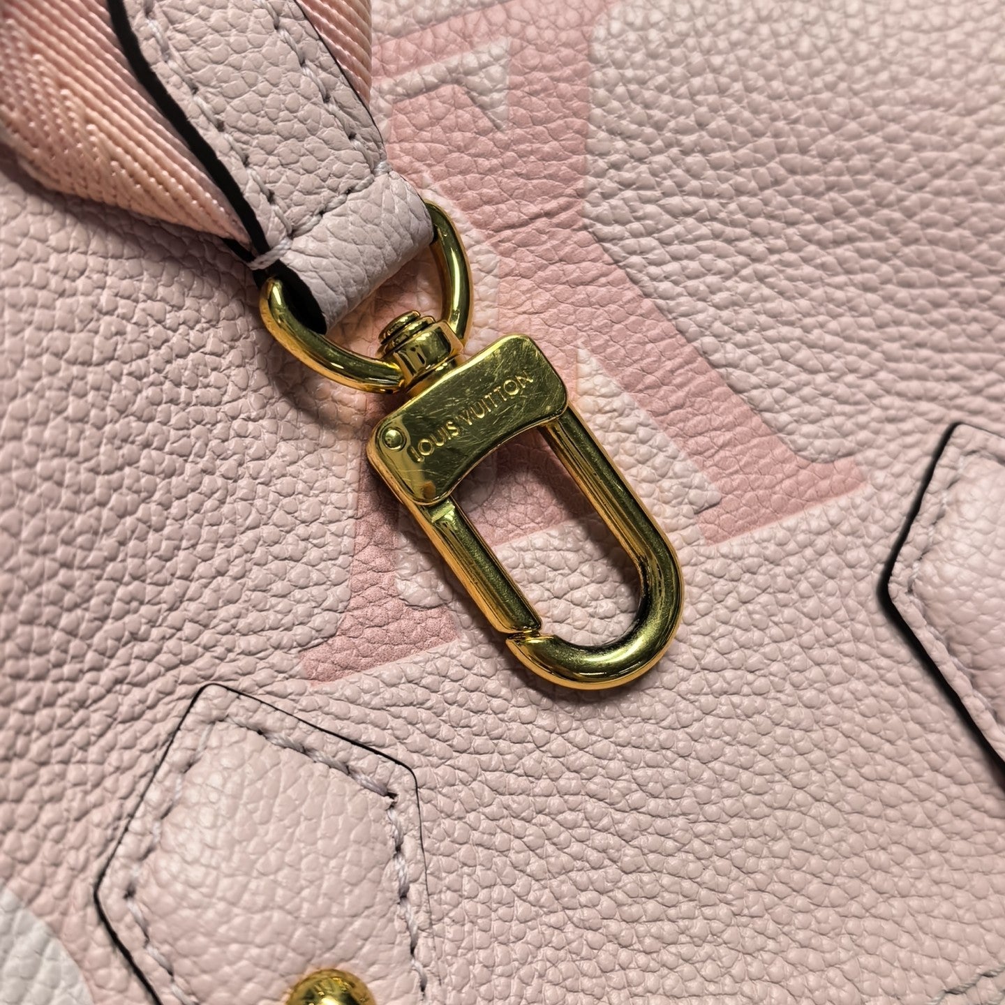 PAPILLON BB Monogram Calfskin Pink
