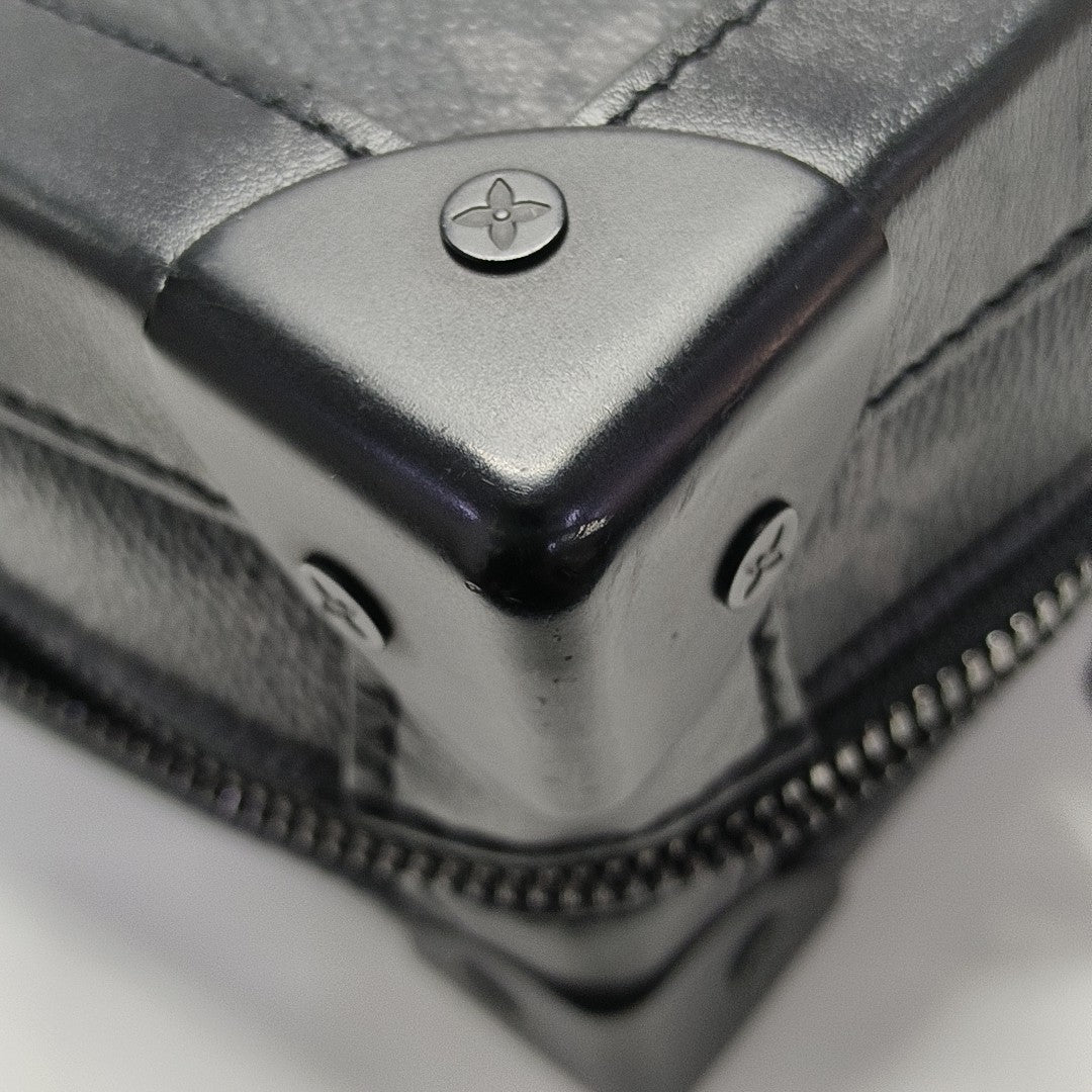 SOFT TRUNK Monogram Coated Canvas Black