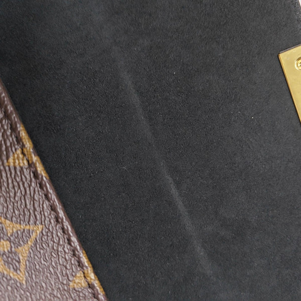 LOCKY BB Monogram Coated Canvas Brown