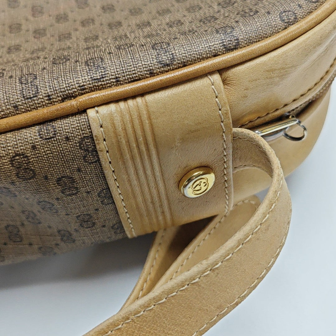 Monogram Coated Canvas Shoulder Bag Brown