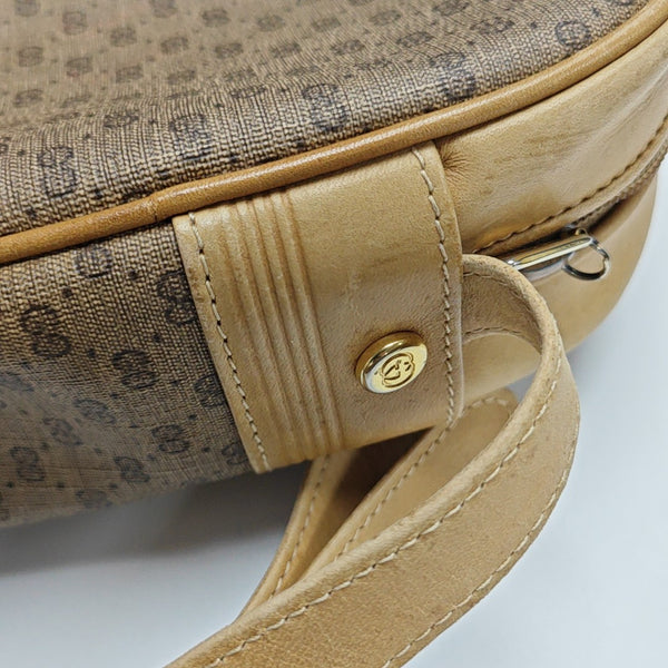 Monogram Coated Canvas Shoulder Bag Brown