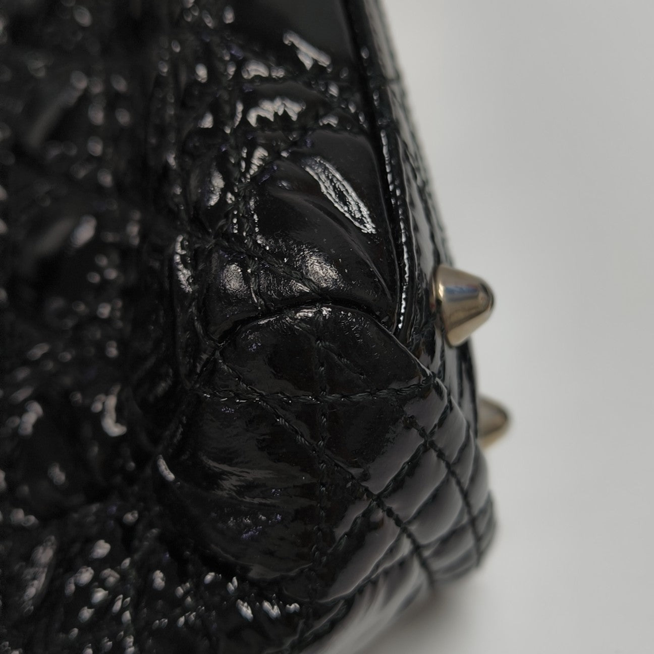 Dior Soft Cannage Patent Leather Black