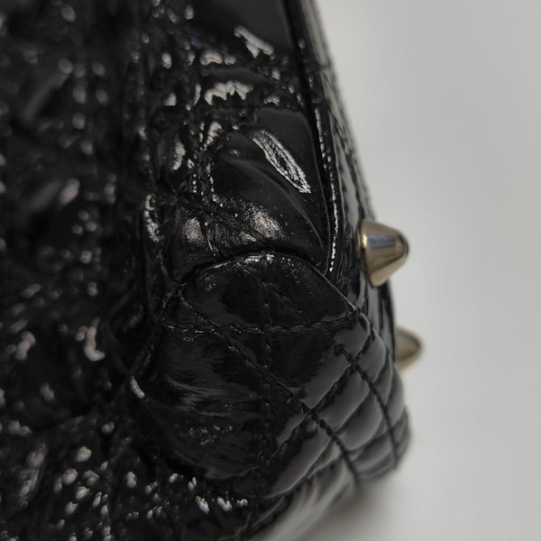 Dior Soft Cannage Patent Leather Black