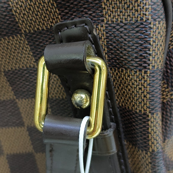 RIVINGTON PM Damier Ebene Coated Canvas Brown