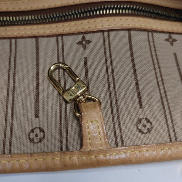 NEVERFULL GM Monogram Coated Canvas Brown