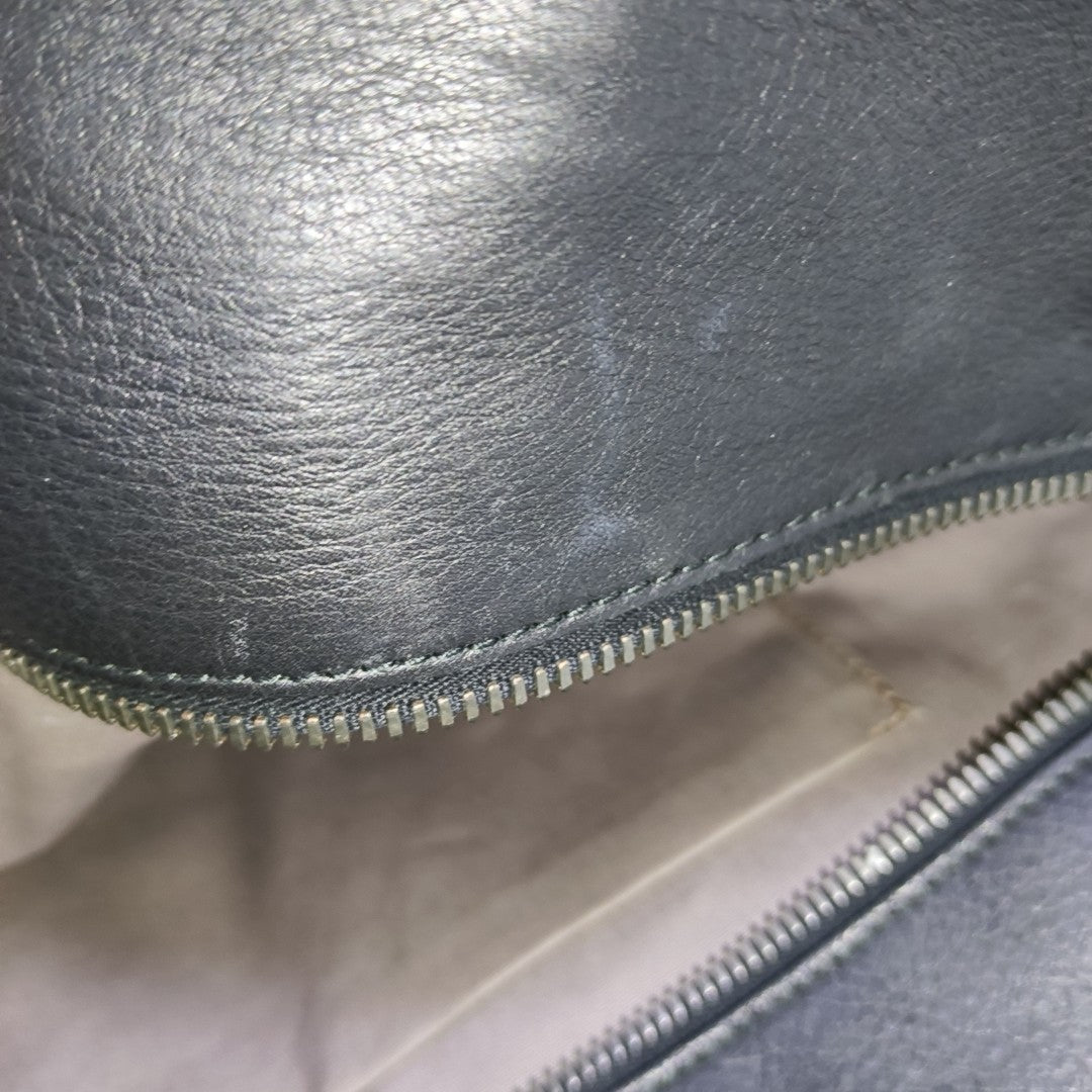 Calfskin Shoulder Bag Black