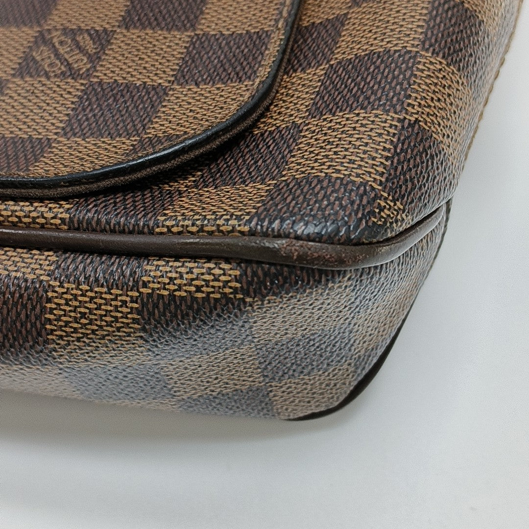 DISTRICT PM Damier Ebene Coated Canvas Brown