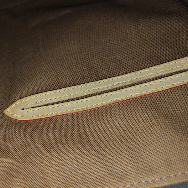 ALMA PM Monogram Coated Canvas Brown