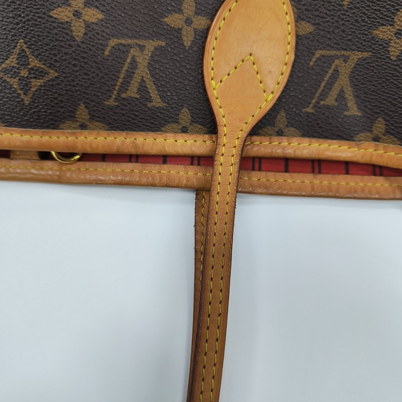 NEVERFULL MM Monogram Coated Canvas Brown